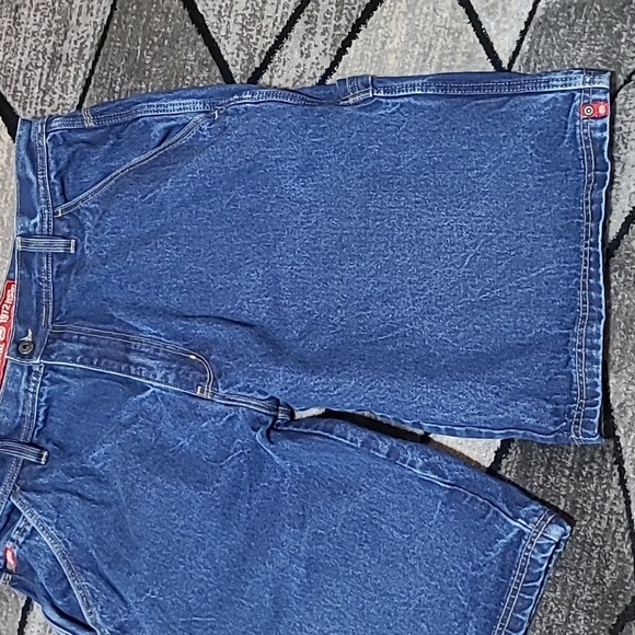 VINTAGE ECKO UNLTD. 7 POCKET THICK DENIM JEAN SHORTS - Picture 10 of 16